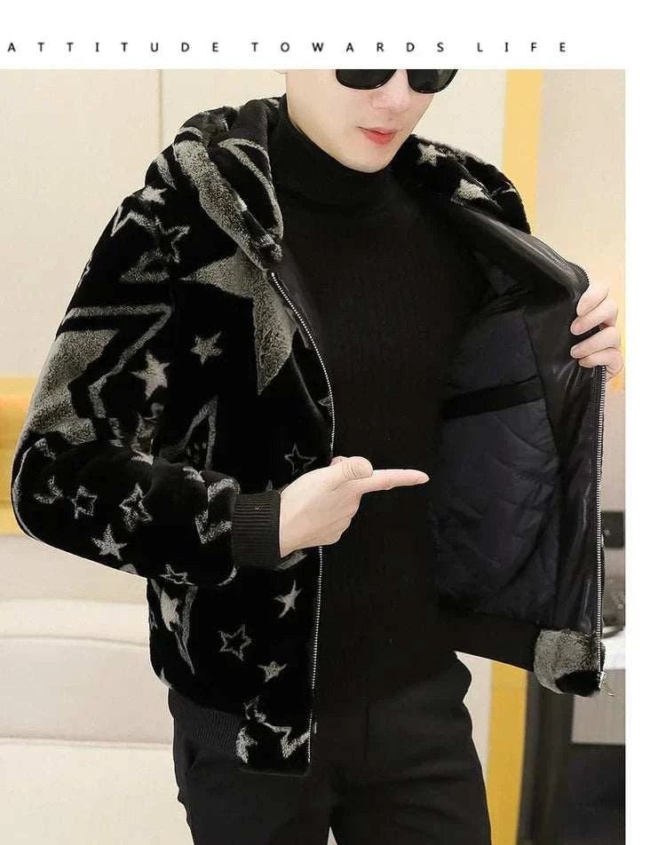Winter Faux Mink Fur Slim Fit Jackets